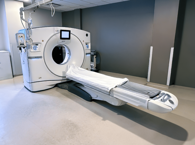 An image of a CT Scan Machine at West Parry Sound Health Centre.